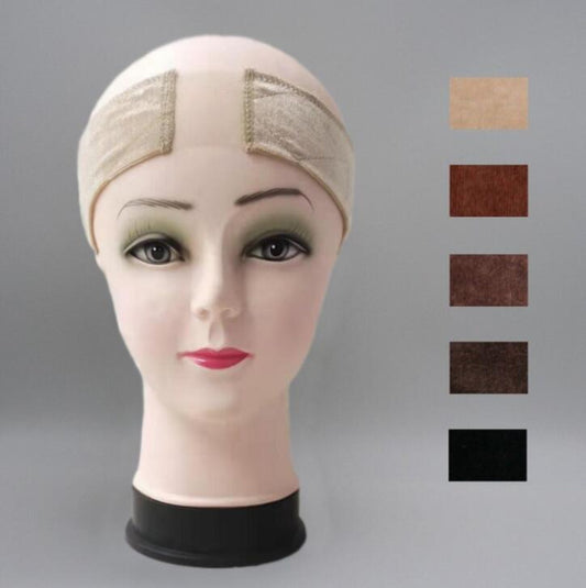 1pc Non Slip lace wig grip band elastic cap adjustable comfort band soft Breathable Velvet Headband