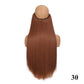 XUANGUANG Synthetic 24 Inches No Clips In Natural Hidden Secret False Hair Piece Hair Extension Long Curly Fish Line Hair Pieces