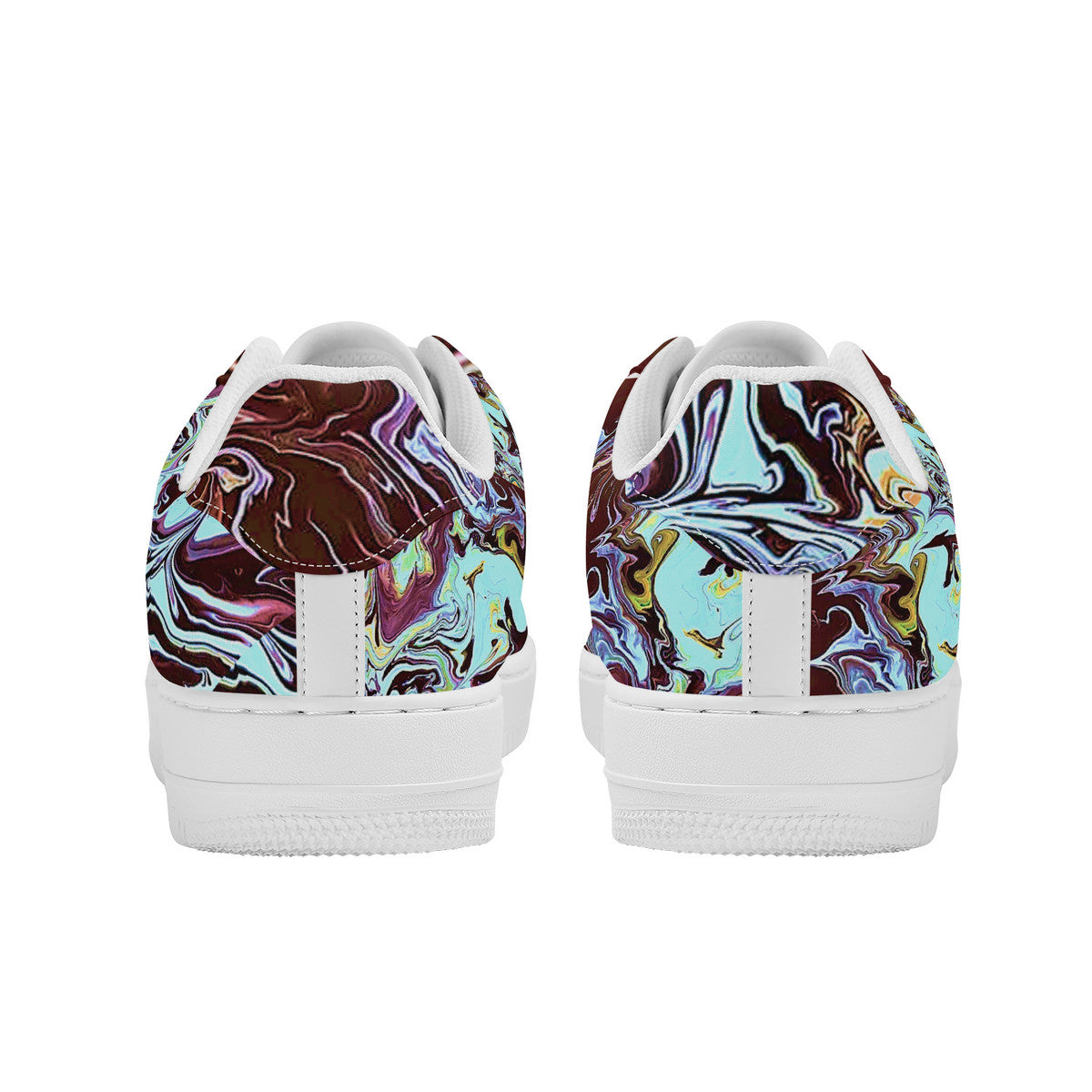 Turquoise Marble Low Top Unisex Sneaker