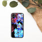 Dark Floral Speckled iPhone case