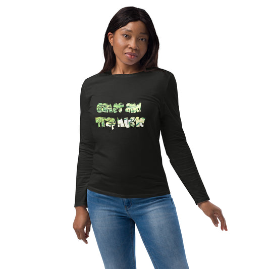 Graphic "Games and Trap Music" Unisex fashion long sleeve shirt