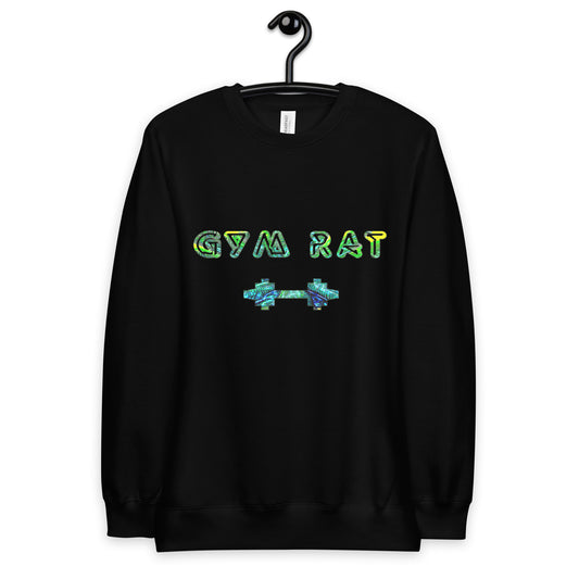 Graphic "Gym Rat" Unisex sweatshirt