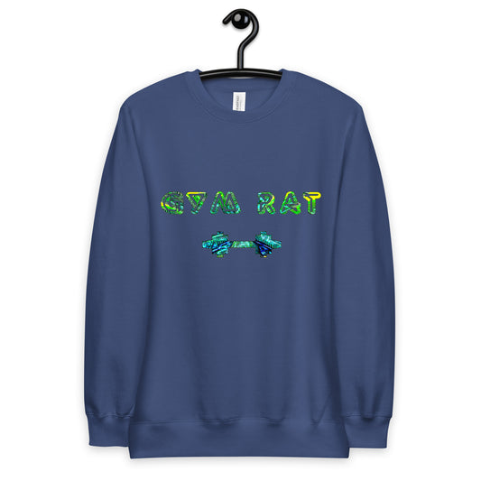 Graphic "Gym Rat" Unisex sweatshirt