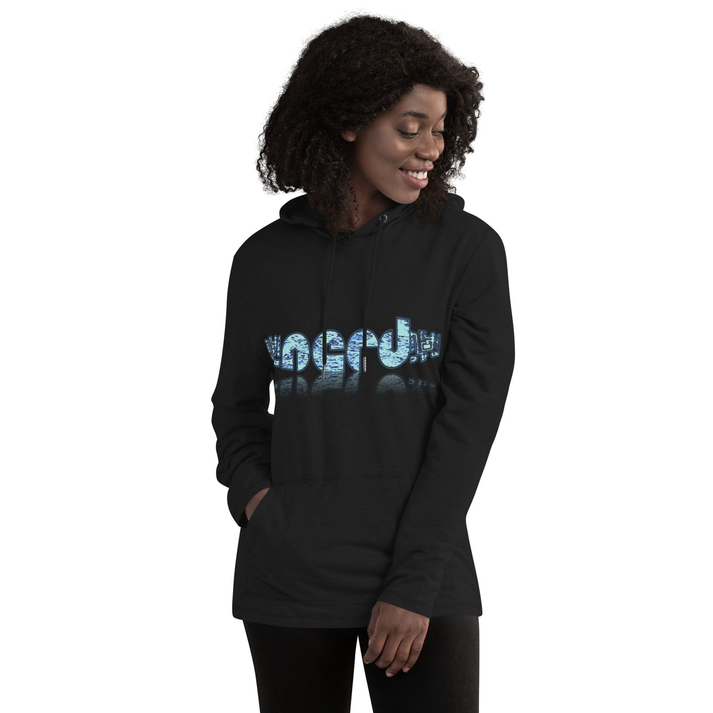 Graphic "Nerd" Unisex Lightweight Hoodie