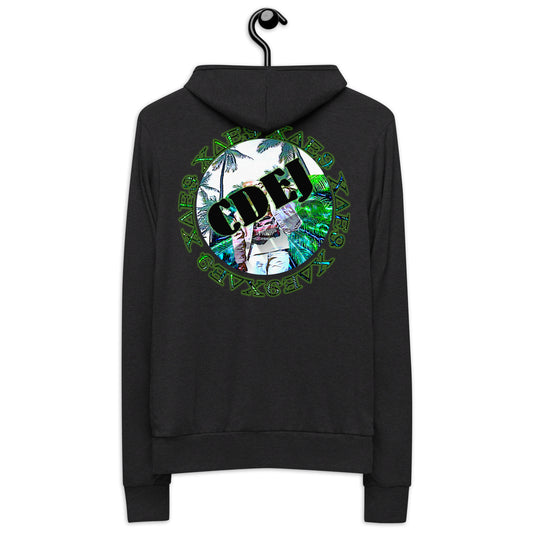 CDEJ Graphic Unisex zip hoodie