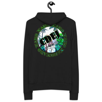 CDEJ Graphic Unisex zip hoodie