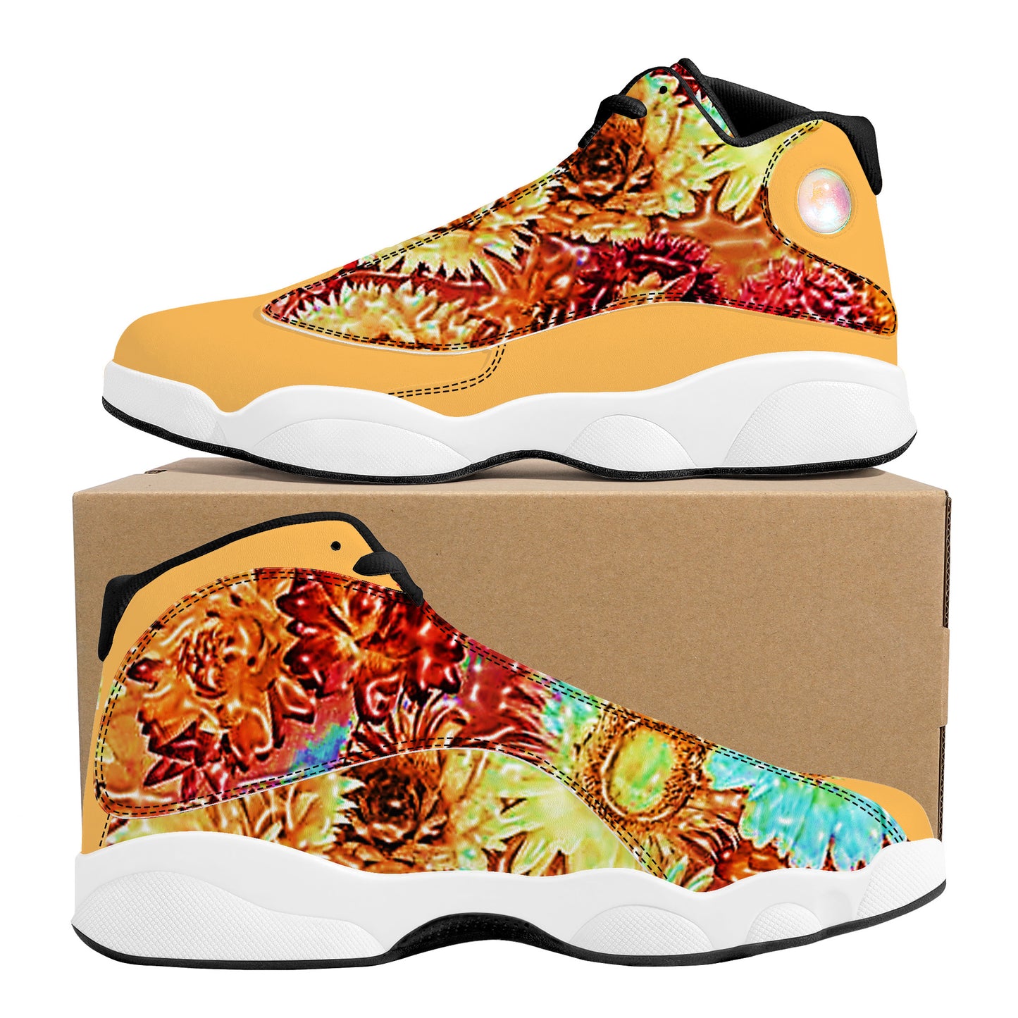 SF_D89 Basketball Shoes - Floral